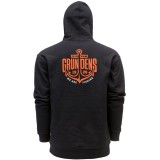 Mikina Grundéns Displacement DWR Hoodie Logo Anchor Black Velikost L