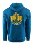 Mikina Grundéns Displacement DWR Hoodie Sidro Plavi Heather