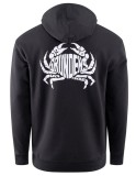 Mikina Grundéns Eat Your Words DWR HD Hoodie Black Crab Graphic