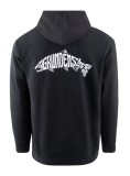 Mikina Grundéns Eat Your Words DWR HD Hoodie Black Salmon Graphic
