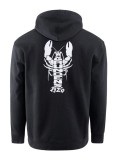 Mikina Grundéns Eat Your Words DWR HD Hoodie Crni Jastog Grafik Veličina L