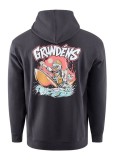 Mikina Grundéns Hot Rod FZ Hoodie Black Veľkosť XXXL