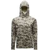 Mikina Grundéns Solstrale Hoody Refraction Camo Green