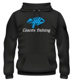 Mikina s Kapucňou Giants Fishing Čierna