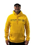Mikina Sportex s Kapucňou Žltá Veľkosť XL