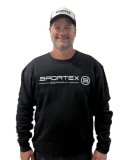 Mikina Sportex s Logom Sweat Shirt Crna Velikost L