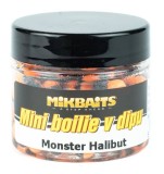 Mini Boilie v Dipu Mikbaits 6-8mm 50ml Monster Halibut