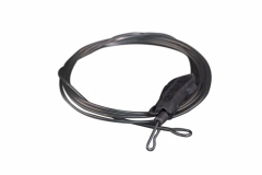 Montáž RidgeMonkey Spectre Fluorocarbon Uni Lead Clip Leader Silt Black