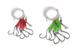 Mořský Návazec Aquantic Circle Hook Fluorozelená 6/0