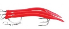 Morský Náväzec Aquantic Rubber Makk System 8/0 Červená
