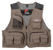Muškačka prsluk DAM Mesh Lite Fly Vest Stone