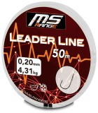 Nadväzovací Vlasec Saenger Leader Line 50m 0,14mm/2,31kg