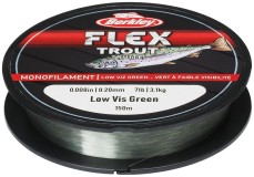 Najlon Berkley Flex Trout Low-Vis Zelená 150m
