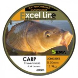 Najlon Sema Carp Dark Brown 600m
