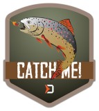 Nálepka Delphin CatchME! Pstruh Nálepka Delphin CatchME! Pstruh