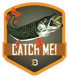 Nálepka Delphin CatchME! Štika Nálepka Delphin CatchME! Štika