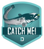 Nálepka Delphin CatchME! Sumec Nálepka Delphin CatchME! Sumec