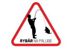 Nálepka Delphin SK Rybár na Palube Nálepka Delphin SK Rybár na Palube