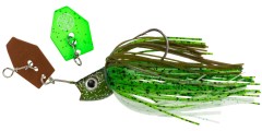 Nástraha LMAB Chatterbait Kofi Multi Vibe 10cm 10gr Green Pumpkin