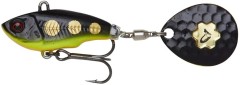 Nástraha Savage Gear Fat Tail Spin 5,5cm 9gr Black Magic