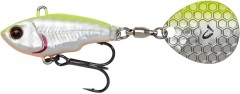 Nástraha Savage Gear Fat Tail Spin 8cm 24gr Lemon Back Flash