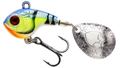 Nástraha Westin DropBite Spin Tail Jig 2,6cm 8gr Chartreuse Blue Craw