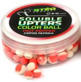 Nástrahe Stég Soluble Upters Color Ball 8-10mm 30gr Ljuta Paprika