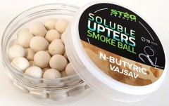 Nástrahe Stég Soluble Upters Smoke Ball 12mm 30gr Butyric - Acid