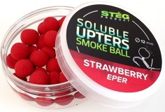 Nástrahy Stég Soluble Upters Smoke Ball 12mm 30gr Strawberry Nástrahy Stég Soluble Upters Smoke Ball 12mm 30gr Strawberry