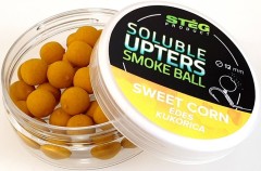 Nástrahy Stég Soluble Upters Smoke Ball 12mm 30gr Sweet Corn