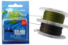 Návazcová Šnjura Giants Fishing Carp Braid Sinking 20m Camou Green 25lb/20m