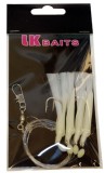 Návazec na Moře LK Baits 3/0 0,60/0,45mm Lumino-Bílý