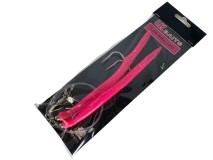 Návazec Na Tresky Papriky LK Baits 8/0 12cm Glitter Lumino Red/Červený