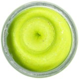Obalovací těsto Berkley PowerBait Natural Glitter Trout Bait s česnekem 50gr Chartreuse