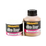 Obaľovacie Extrakt Mikbaits Ultra Liver Sypký+Tekutý 250ml