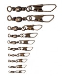 Obratnik s karabinkom DAM Barrel Swivel s jamstvom čvrstoće Velikost 4/16kg