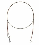 Ocelové Lanko BOMB! s Obratlíkem a Smyčkou Nosnost 11kg