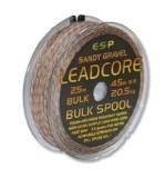 Olověná Šňůra ESP Leadcore Sandy Gravel 45lb 25m