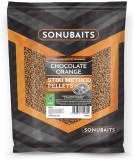 Pelete Sonubaits Chocolate Orange Stiki Method Pellets 650g 4mm