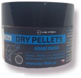 Peletky KS Fish Dry Pellets 50g krabí maso Peletky KS Fish Dry Pellets 50g krabí maso