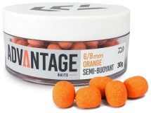 Pelety Daiwa Advantage Semi Buoyant Orange 6-8mm 30gr