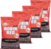 Pelety Dynamite Baits Robin Red Carp Předvrtané 900gr