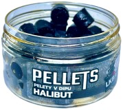 Pelety v Dipu LK Baits Pellets in Dip 60gr Halibut 17mm