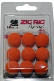 Pěnové Plovoucí Boilies LK Baits ZIG RIG Pop-Up 18mm Červená