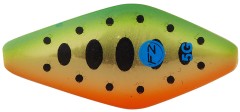 Plandavka EFFZET Pro Trout Inline Spoon 3,0cm 2,8gr Green/Orange Smolt