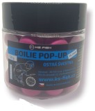 Plávajúce Boilie KS Fish Pop-up 14mm 50gr Ostrá slivka