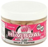 Plávajúce Boilie Mainline High Visual Mini Pop-Up 150ml White Milky Toffee
