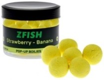 Plávajúce Boilie Zfish Pop-Up 16mm 60gr Jahoda-Banán