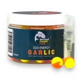 Plávajúce Boilies Method Feeder Fans Pop Up Duo 12mm 100ml + 2ml Esence Cesnak