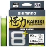 Pletena Šnjura Shimano Kairiki 8+ Mantis Green 0,16mm 11,1kg 300m